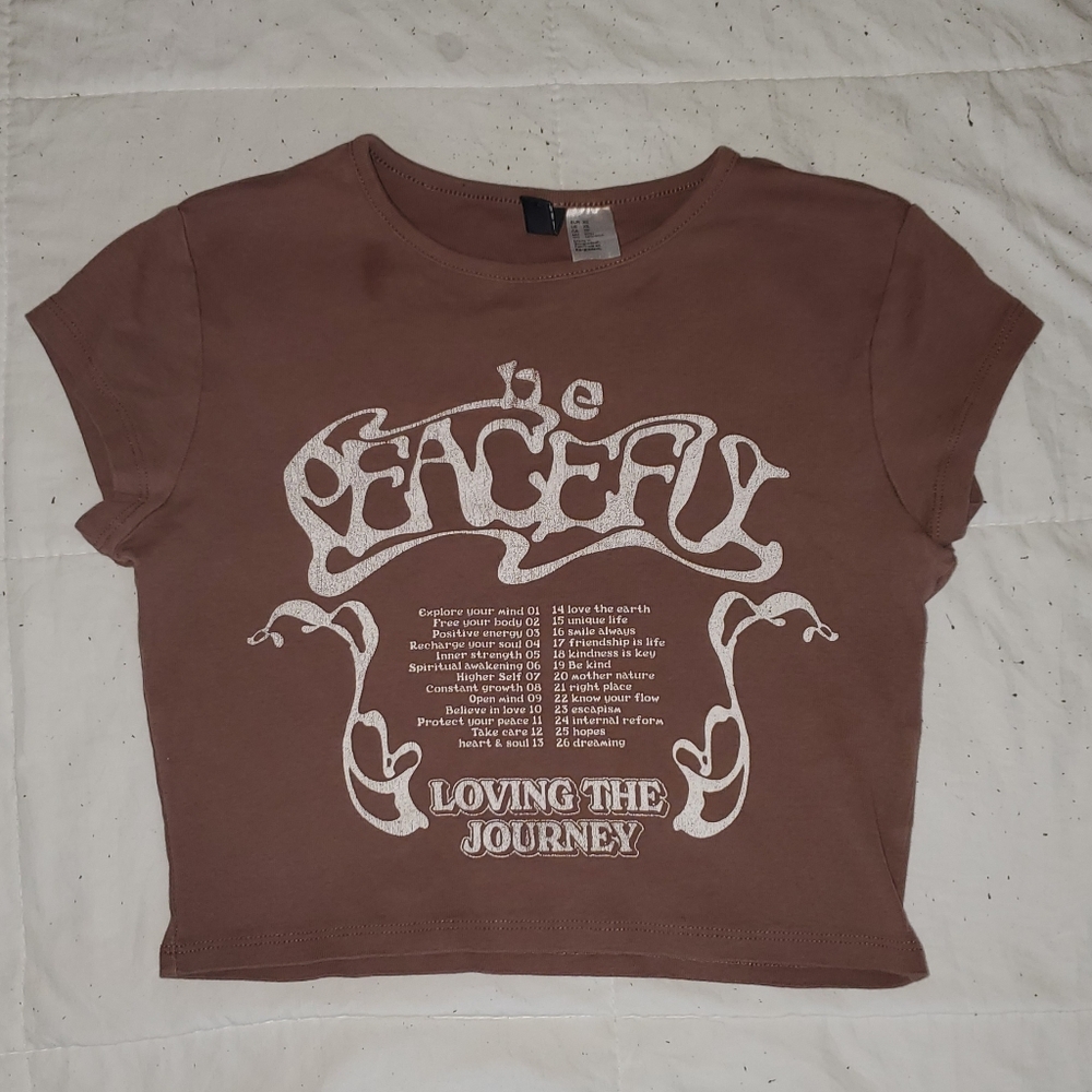 Women's Crop Top T-Shirt From H&M
